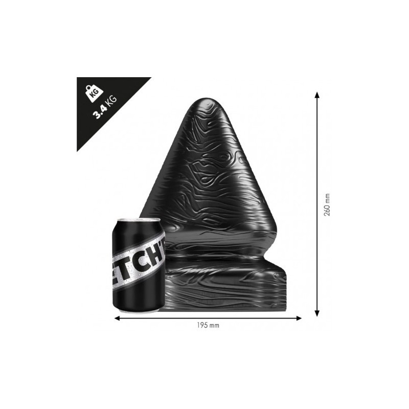 Μαύρη Πρωκτική Σφήνα STRETCHR XL