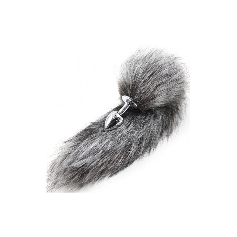 Γκρίζα Ουρά αλεπους με μεταλλική σφήνα ΜΙΚΡΗ