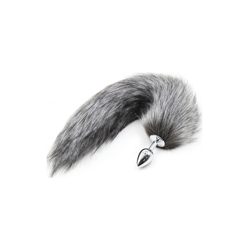 Γκρίζα Ουρά αλεπους με μεταλλική σφήνα ΜΙΚΡΗ