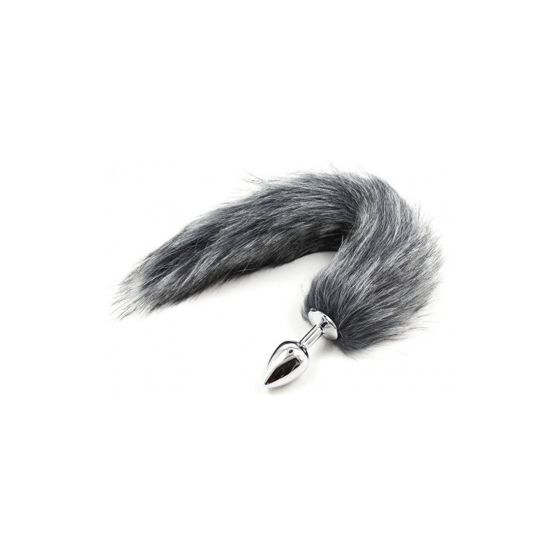 Γκρίζα Ουρά αλεπους με μεταλλική σφήνα ΜΙΚΡΗ