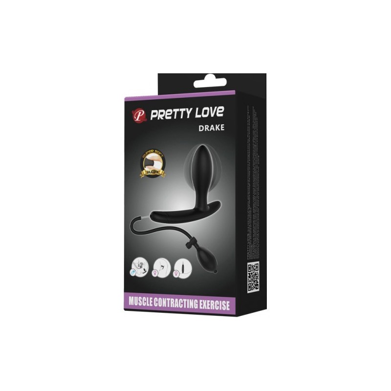 Pretty Love Drake inflatable Anal plug SMALL 6 x Ø 2.5 cm