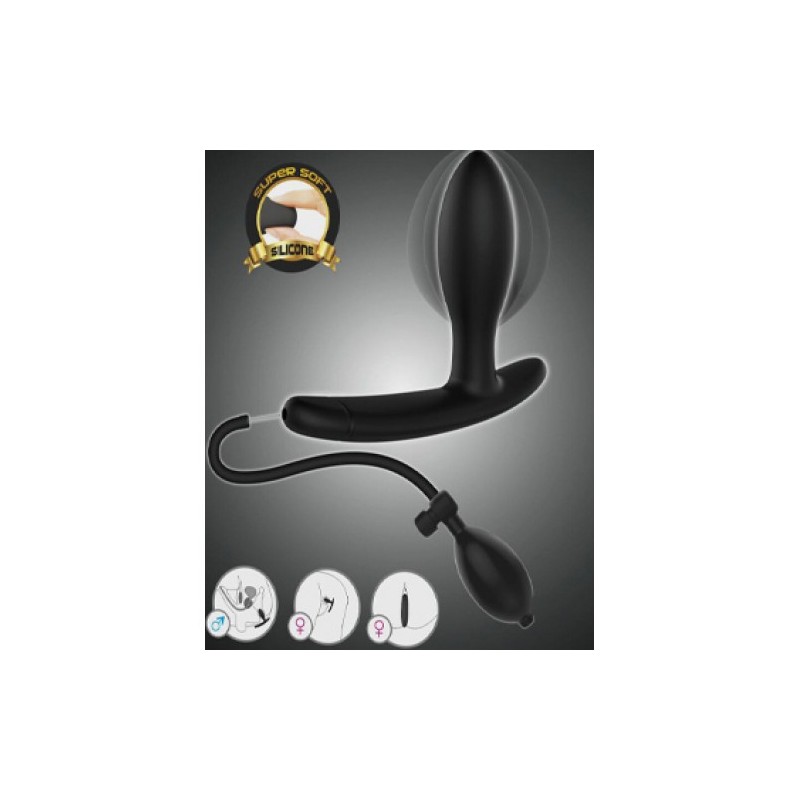 Pretty Love Drake inflatable Anal plug SMALL 6 x Ø 2.5 cm