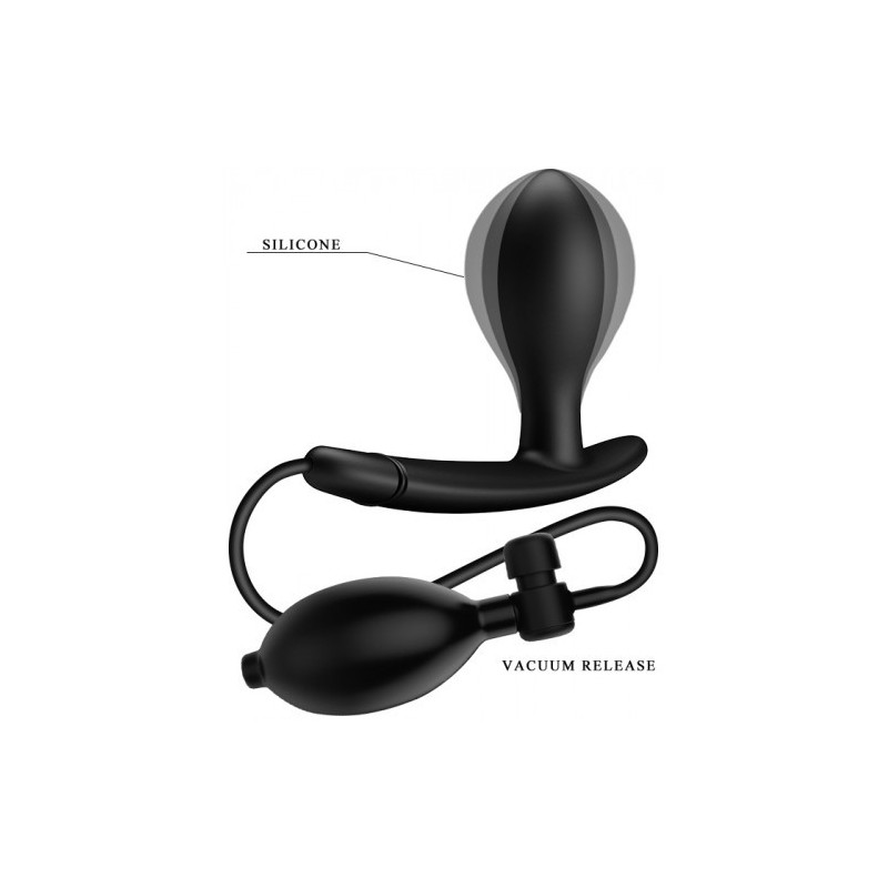 Pretty Love Drake inflatable Anal plug SMALL 6 x Ø 2.5 cm