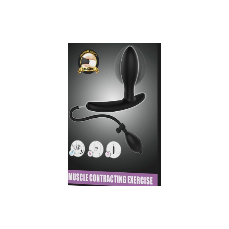 Pretty Love Drake inflatable Anal plug SMALL 6 x Ø 2.5 cm