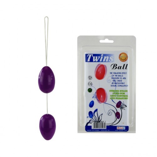 Διπλές Πρωκτικές Μωβ Μπαλίτσες