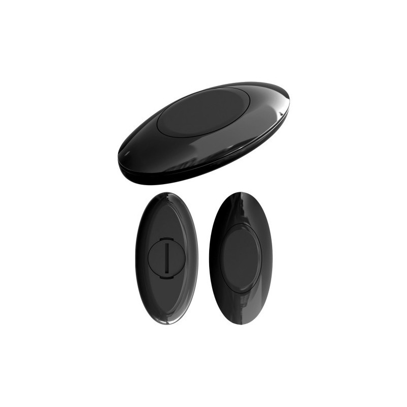 3Some Wall Banger Anal Beads with Remote Control Black