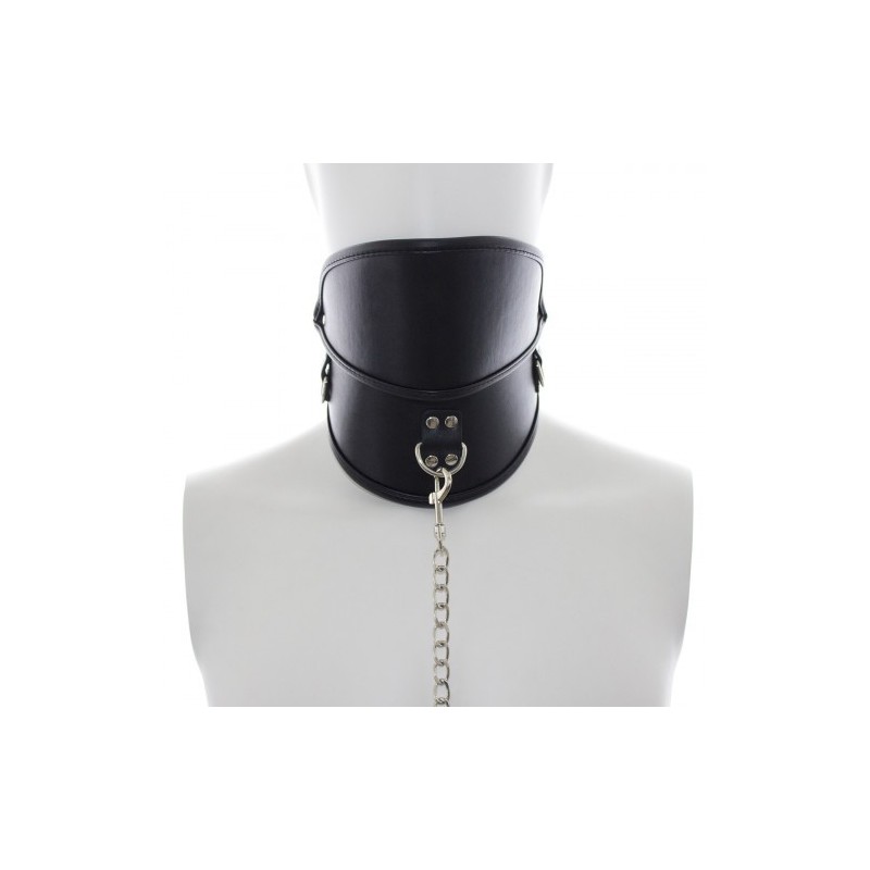 Μαύρο Κολλάρο με Καλύπτρα Στόματος Naughty Toys