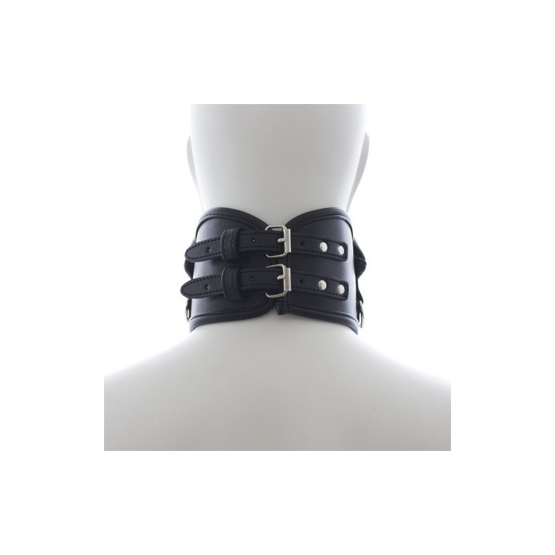 Μαύρο Κολλάρο με Καλύπτρα Στόματος Naughty Toys