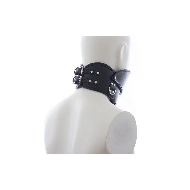 Μαύρο Κολλάρο με Καλύπτρα Στόματος Naughty Toys