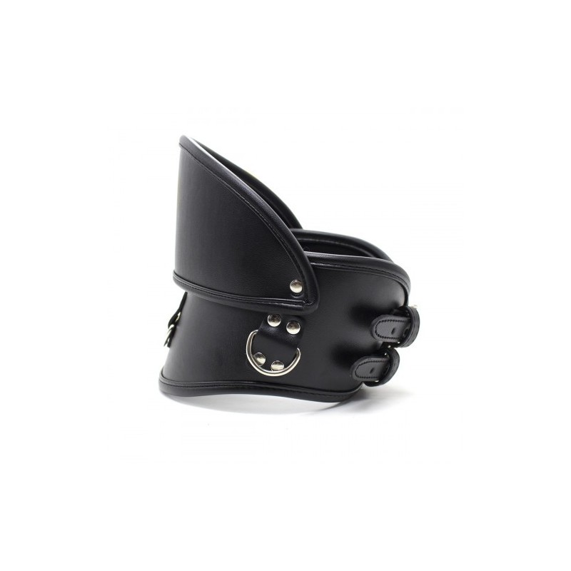 Μαύρο Κολλάρο με Καλύπτρα Στόματος Naughty Toys