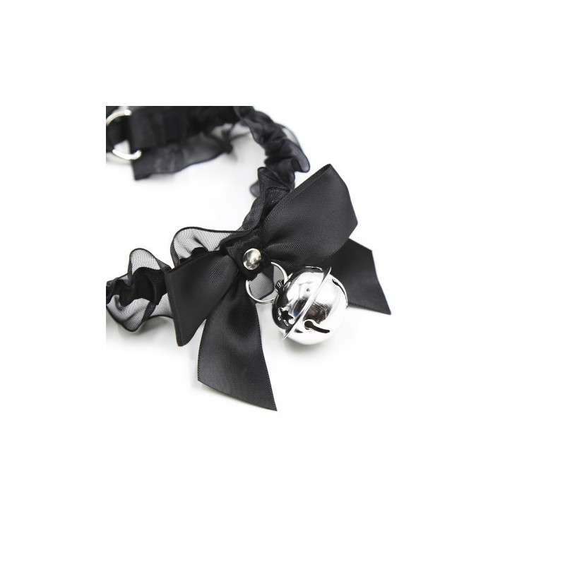Μαύρο Τσόκερ Λαιμού με Κουδουνάκι Naughty Toys