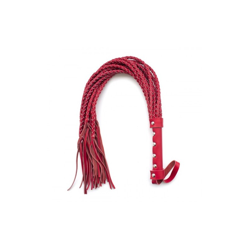 Κόκκινο Φετιχιστικό Μαστίγιο Αλογοουρά Naughty Toys 74cm