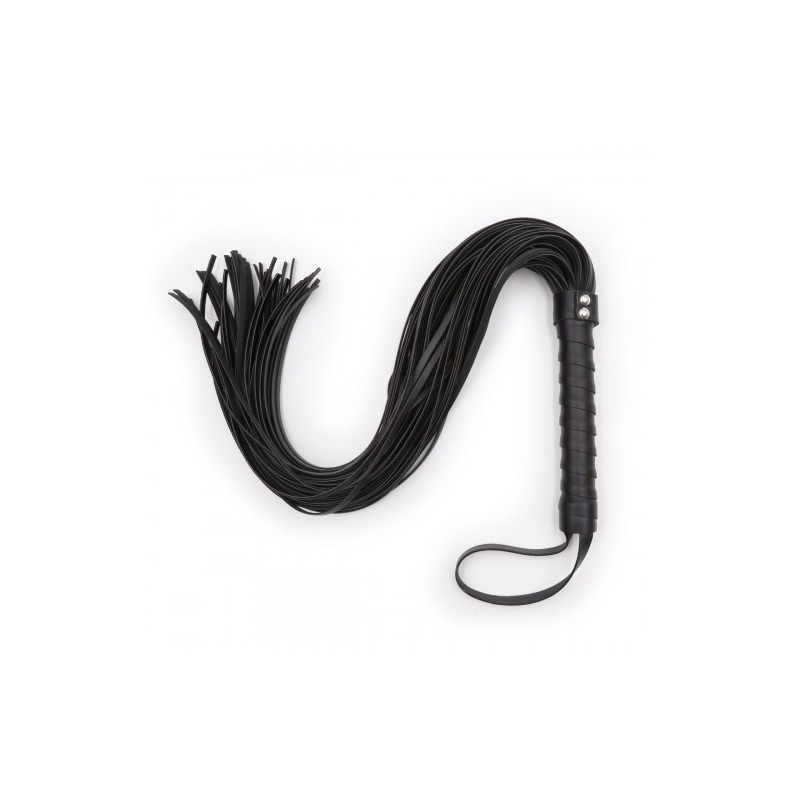 Μαύρο Δερμάτινο Μαστίγιο Αλογοουρά Naughty Toys 64 cm