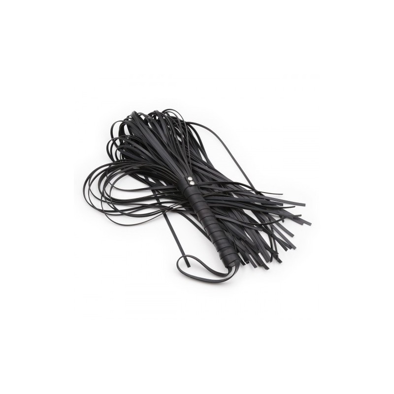 Μαύρο Δερμάτινο Μαστίγιο Αλογοουρά Naughty Toys 64 cm