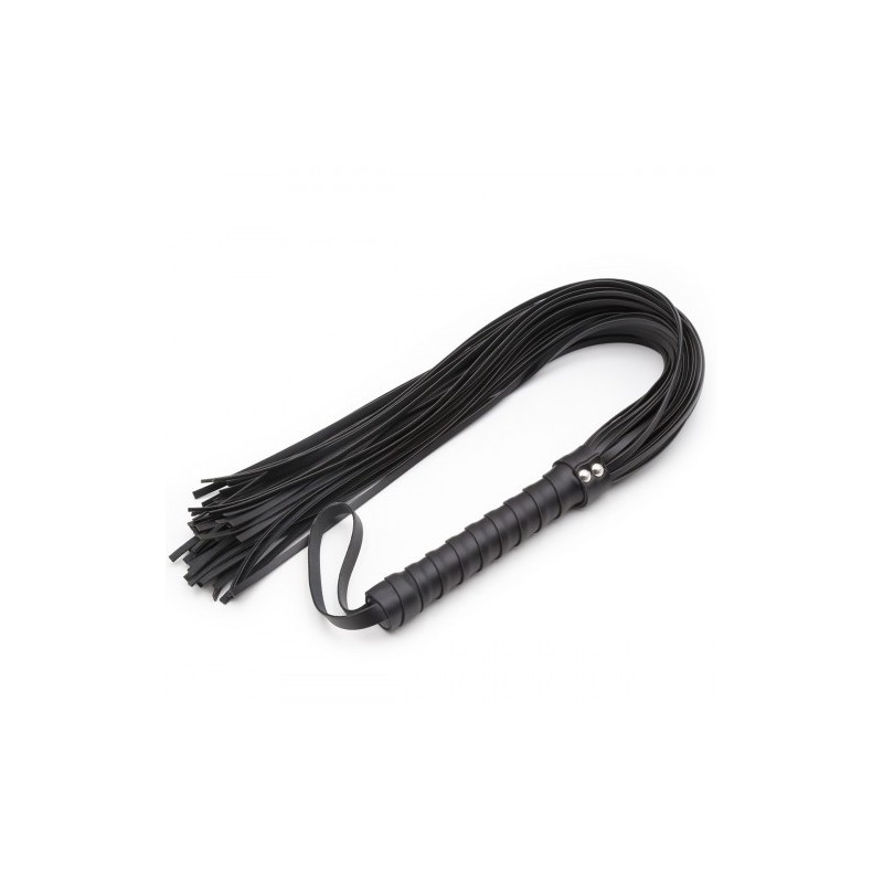 Μαύρο Δερμάτινο Μαστίγιο Αλογοουρά Naughty Toys 64 cm