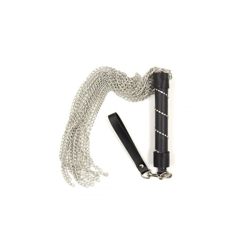 Μαστίγιο με μεταλλικά λουριά ουρές 50 εκ