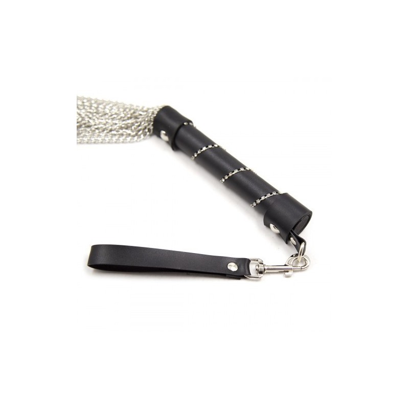 Μαστίγιο με μεταλλικά λουριά ουρές 50 εκ