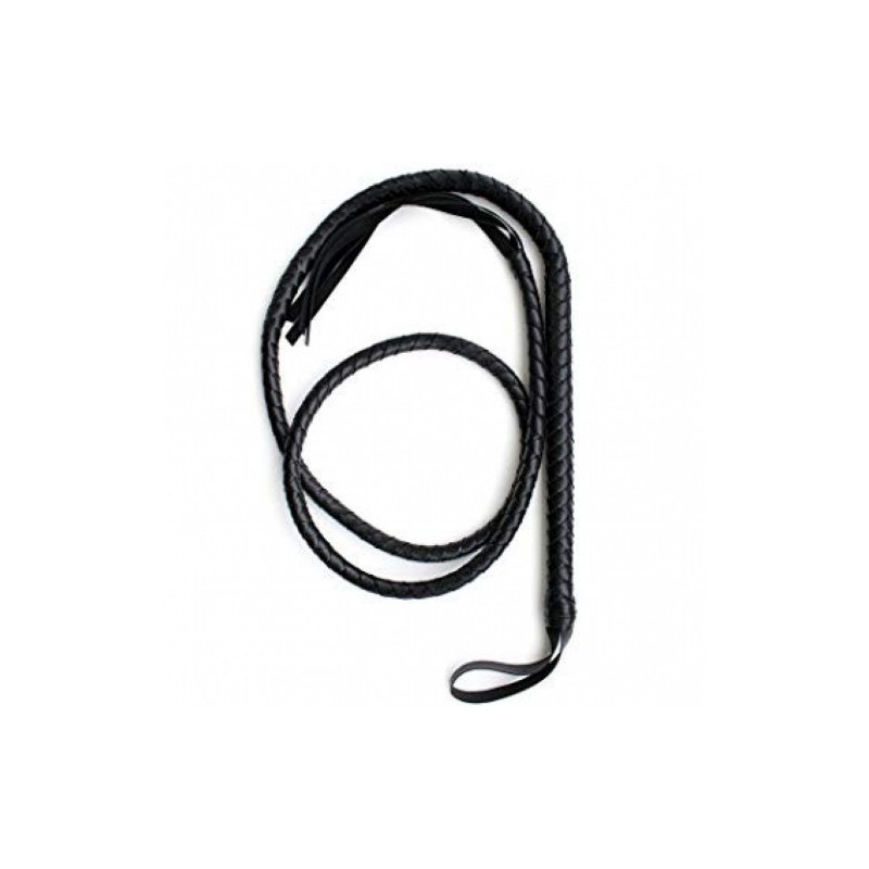 Black PU Leather Long Whip 190cm