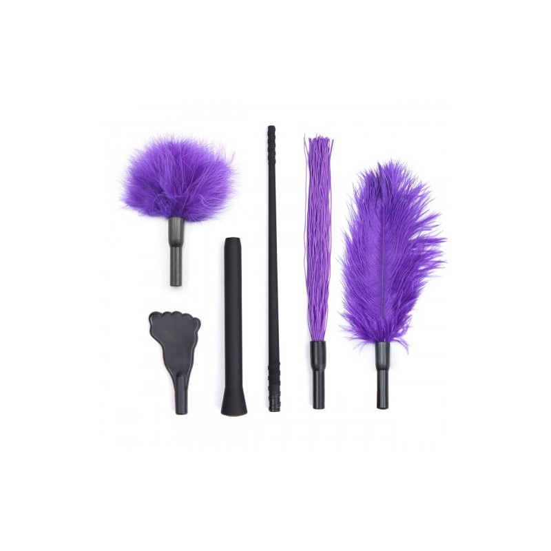 Μωβ Σετ Μαστίγιων Naughty Toys