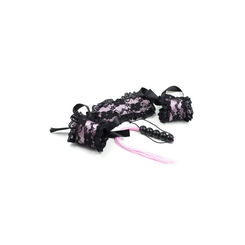 Naughty Toys Παιχνιδιάρικο Ροζ Μαλακό Σετ Δεσμών