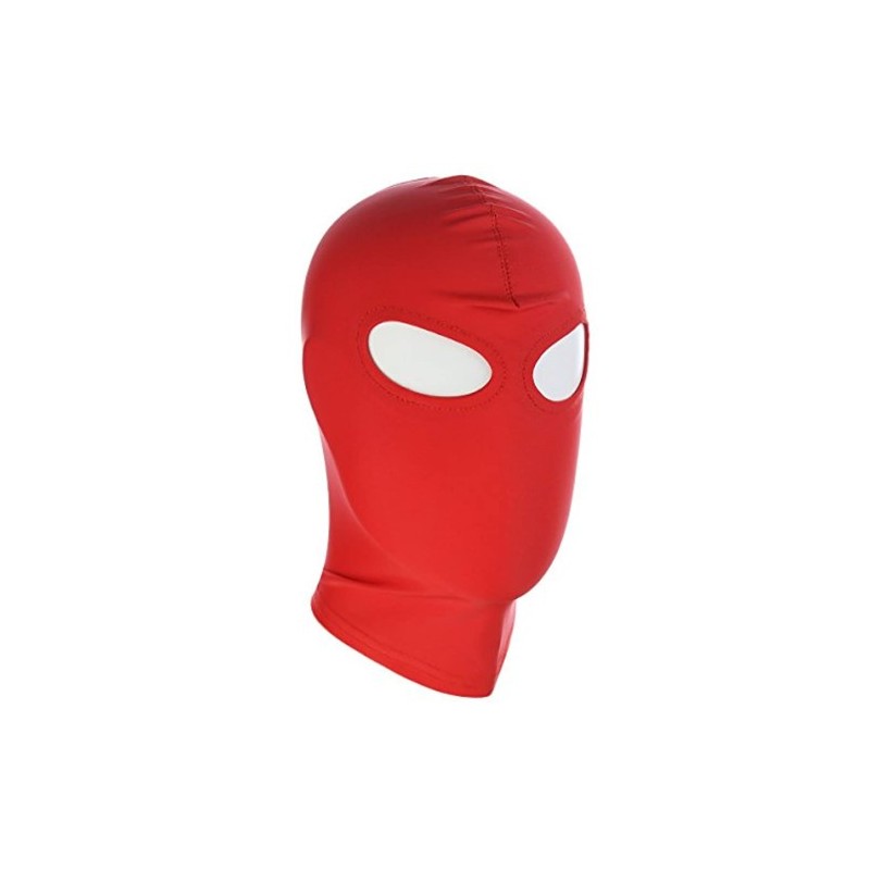 Naughty Toys RED Two-Hole Spandex Hood LARGE