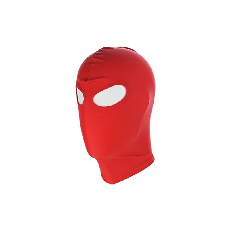 Naughty Toys RED Two-Hole Spandex Hood LARGE