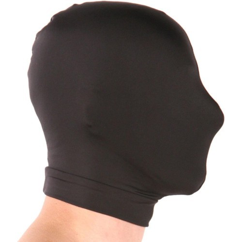 Naughty Toys black Spandex hood with No holes O/S