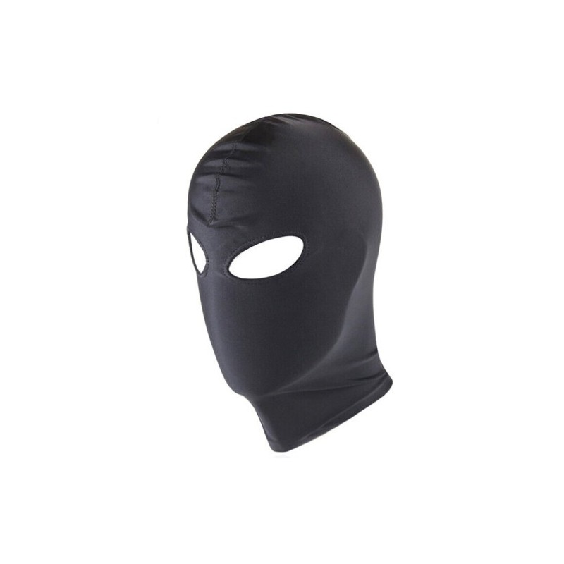 Naughty Toys Black Two Holes Bondage Hood SMALL