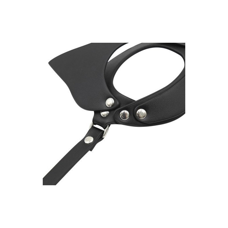 Naughty Toys Cat's adjustable leather face mask