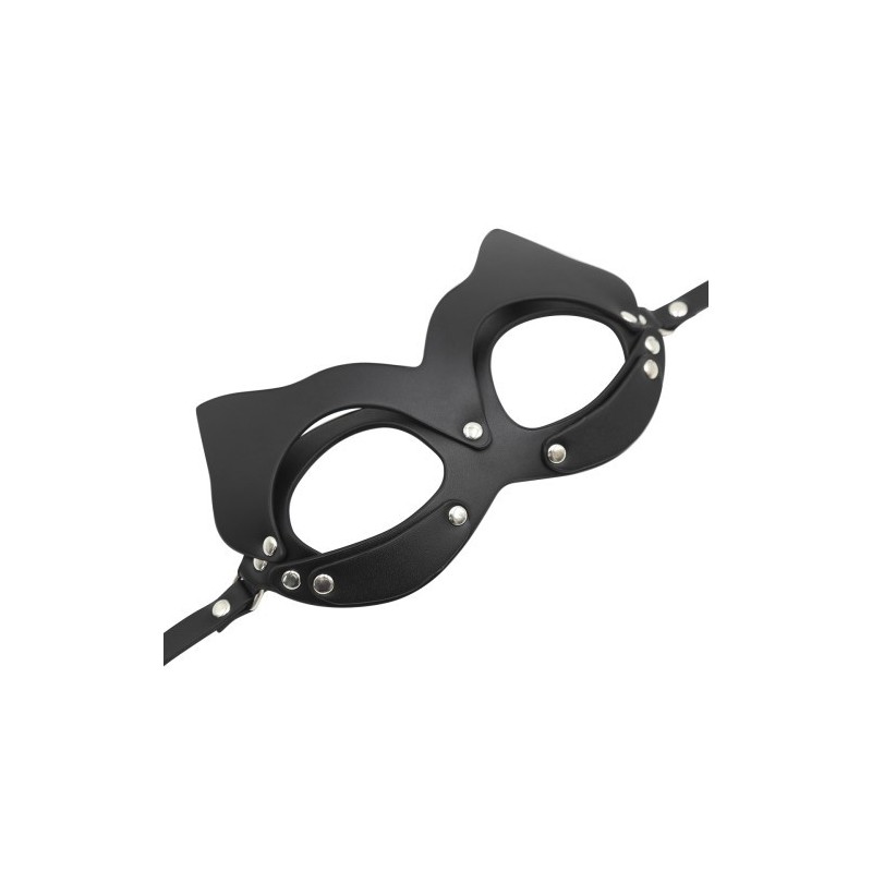 Naughty Toys Cat's adjustable leather face mask