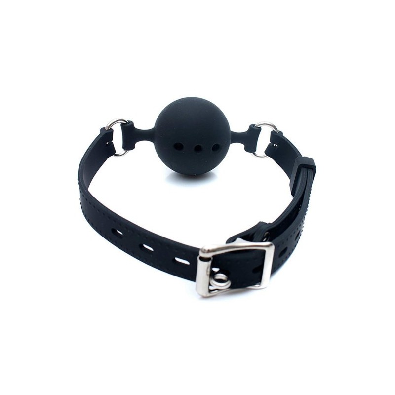 ΜΕΓΑΛΟ ΜΑΥΡΟ Μπαλάκι Ø 4.5 εκ Φίμωτρο με οπές Naughty Toys