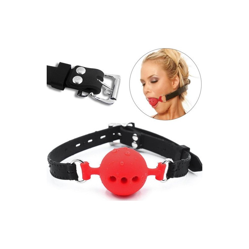 ΜΙΚΡΟ Μπαλάκι Ø 3.5 εκ Φίμωτρο με οπές Naughty Toys