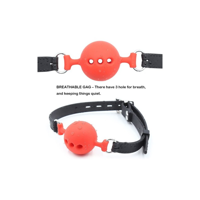 ΜΙΚΡΟ Μπαλάκι Ø 3.5 εκ Φίμωτρο με οπές Naughty Toys