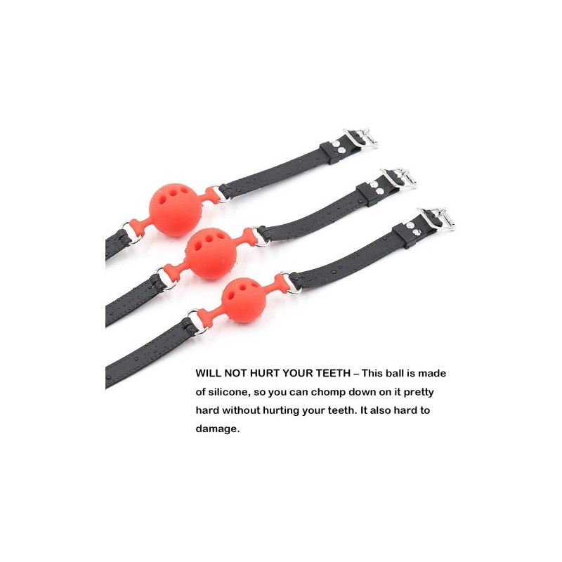 ΜΙΚΡΟ Μπαλάκι Ø 3.5 εκ Φίμωτρο με οπές Naughty Toys