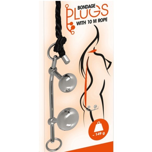 Μεταλλικός Πρωκτικός Γάτζος με Δαχτυλίδι για Σχοινί Ø2.6 cm