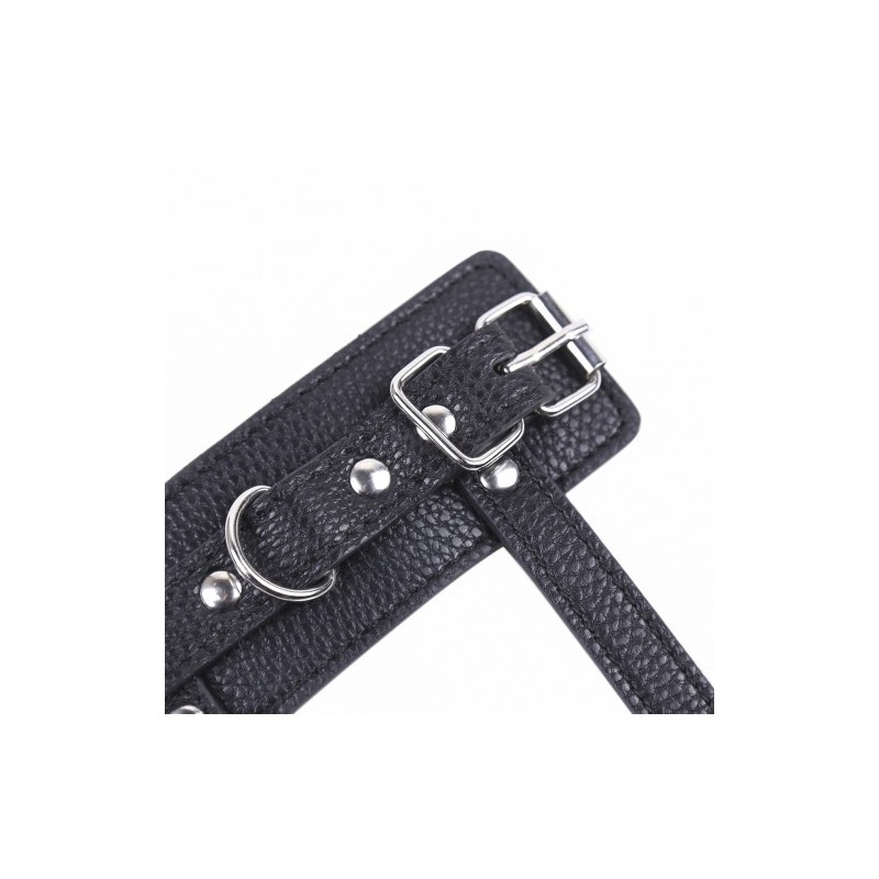 Δερμάτινο Κλουβί Πέους με Αλυσιδένιο Λουρί