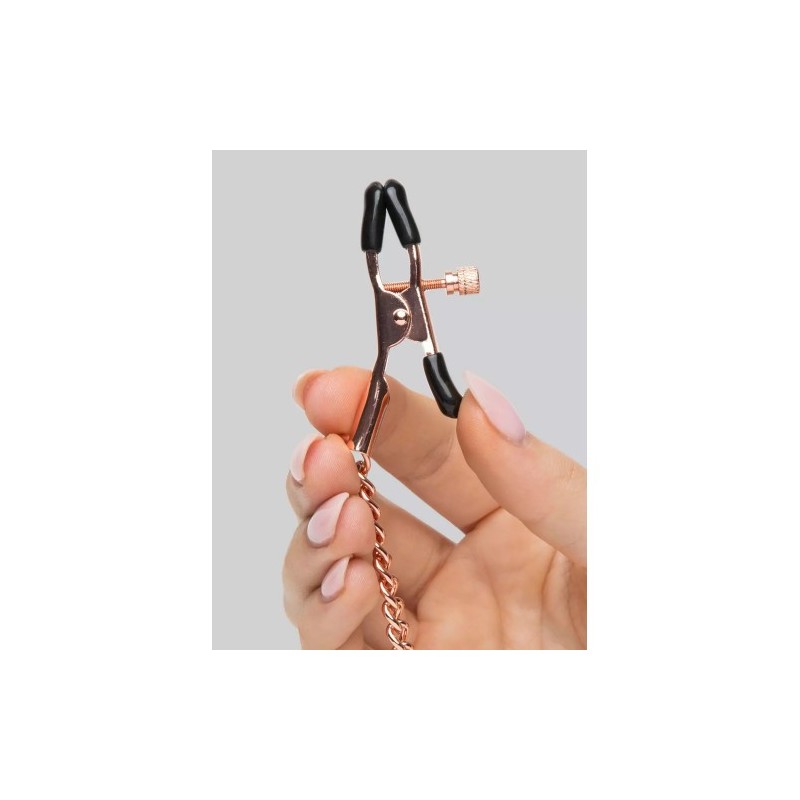 Χρυσή Αλυσίδα με Σφικτήρες Θηλών &amp Αιδοίου