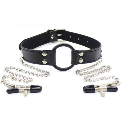 Σιλικονάτο Φίμωτρο με Οπή &amp Σφικτήρες Θηλών