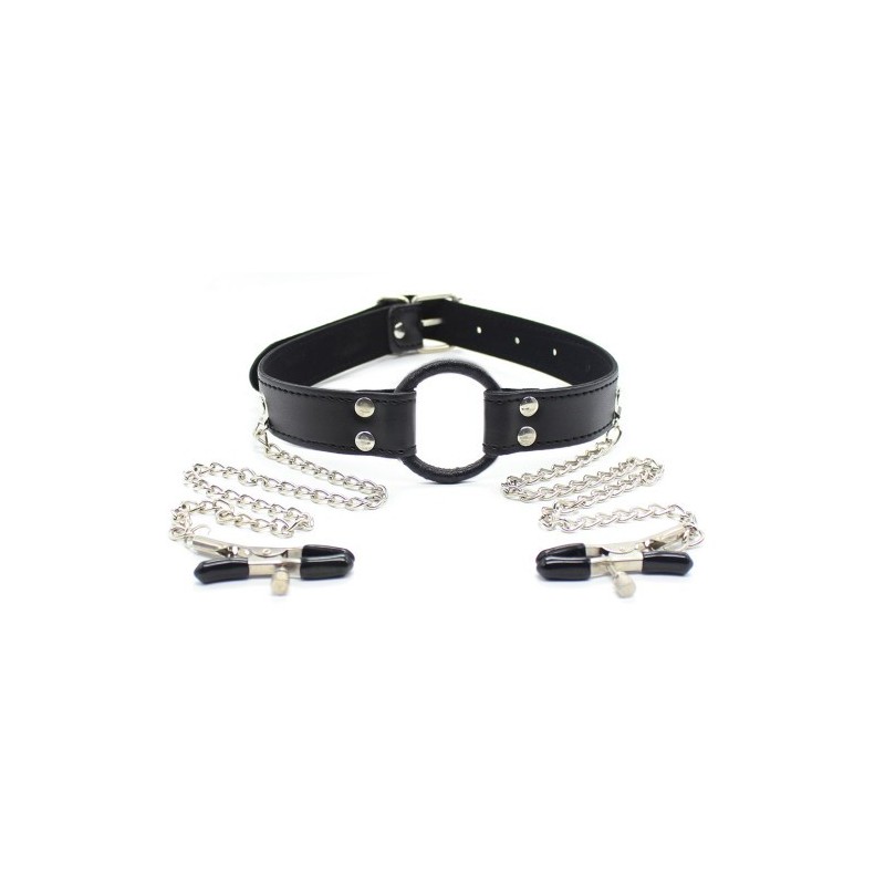 Σιλικονάτο Φίμωτρο με Οπή &amp Σφικτήρες Θηλών