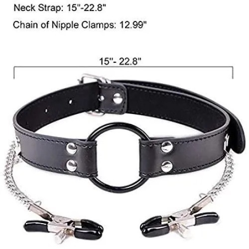 Σιλικονάτο Φίμωτρο με Οπή &amp Σφικτήρες Θηλών