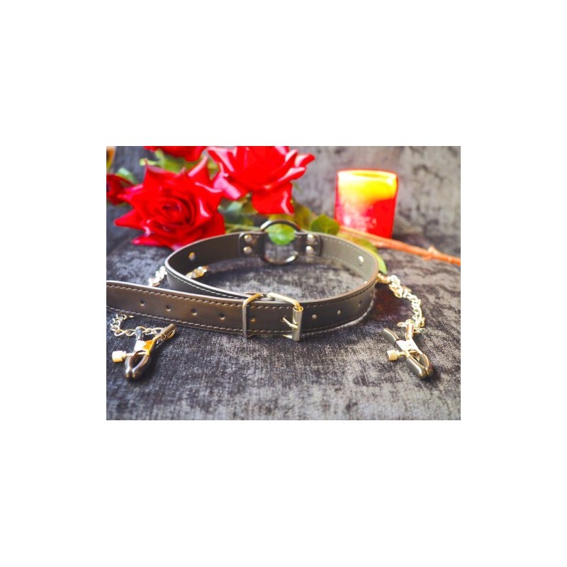 Σιλικονάτο Φίμωτρο με Οπή &amp Σφικτήρες Θηλών