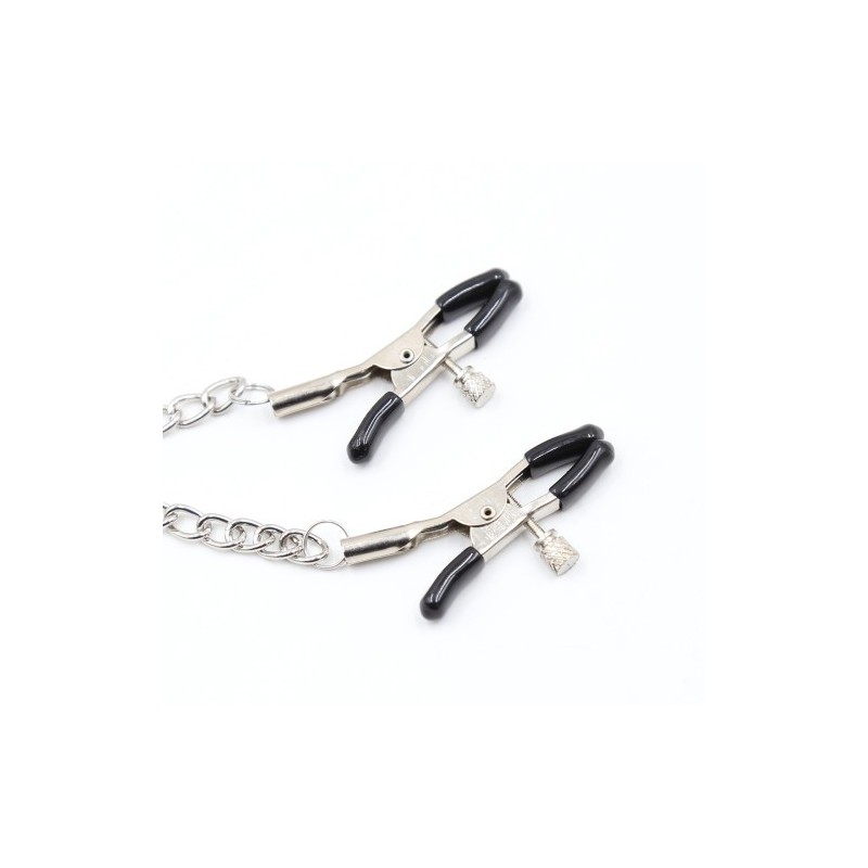 Μεγάλο Μεταλλικό Φίμωτρο με Σφικτήρες Θηλών