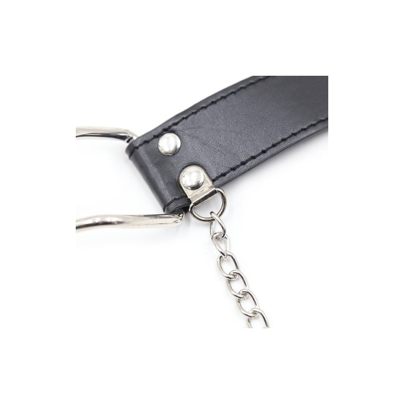 Μεγάλο Μεταλλικό Φίμωτρο με Σφικτήρες Θηλών