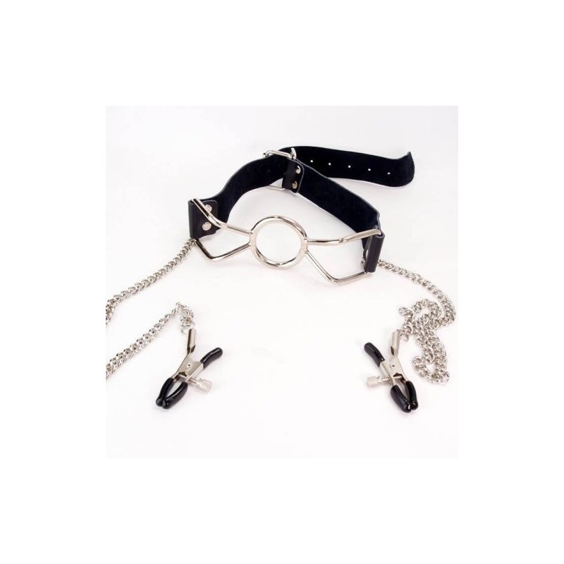 Μέτριο Μεταλλικό Φίμωτρο με Σφικτήρες Θηλών