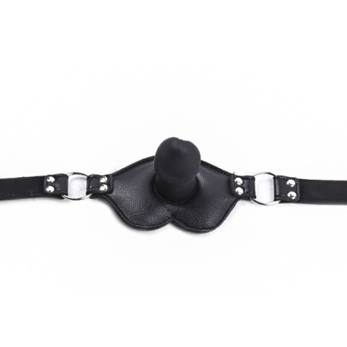 Φίμωτρο μάσκα προσώπου με ντίλντο σιλικόνης