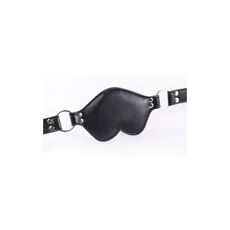 Φίμωτρο μάσκα προσώπου με ντίλντο σιλικόνης