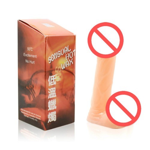 Κερί παραφίνης ομοίωμα πέους για μπονταζ σεξ παιχνίδια