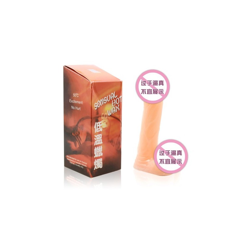 Κερί παραφίνης ομοίωμα πέους για μπονταζ σεξ παιχνίδια