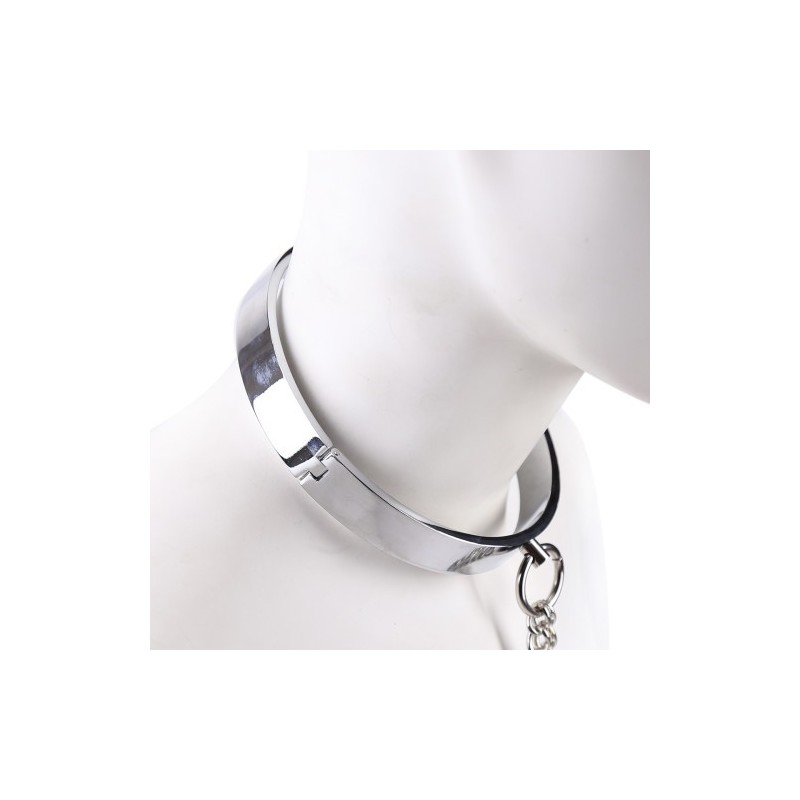 Naughty Toys Μεταλλικό κολάρο με σφιγκτήρες θηλών