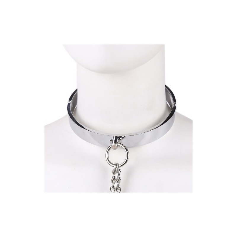 Naughty Toys Μεταλλικό κολάρο με σφιγκτήρες θηλών